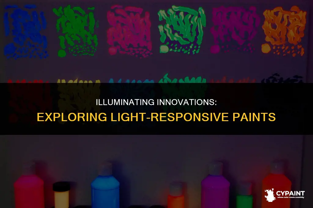 is there is paint which can be exposed to light