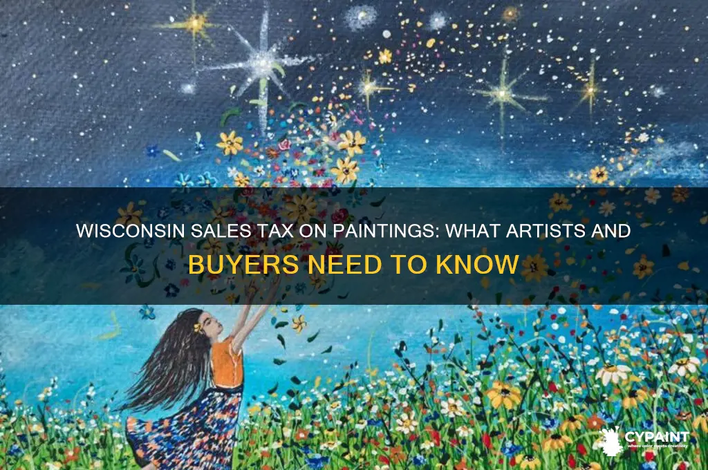 is there sales tax on painting in wisconsin