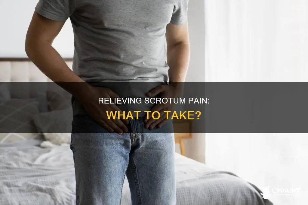 is there something i should take for scrotum paint