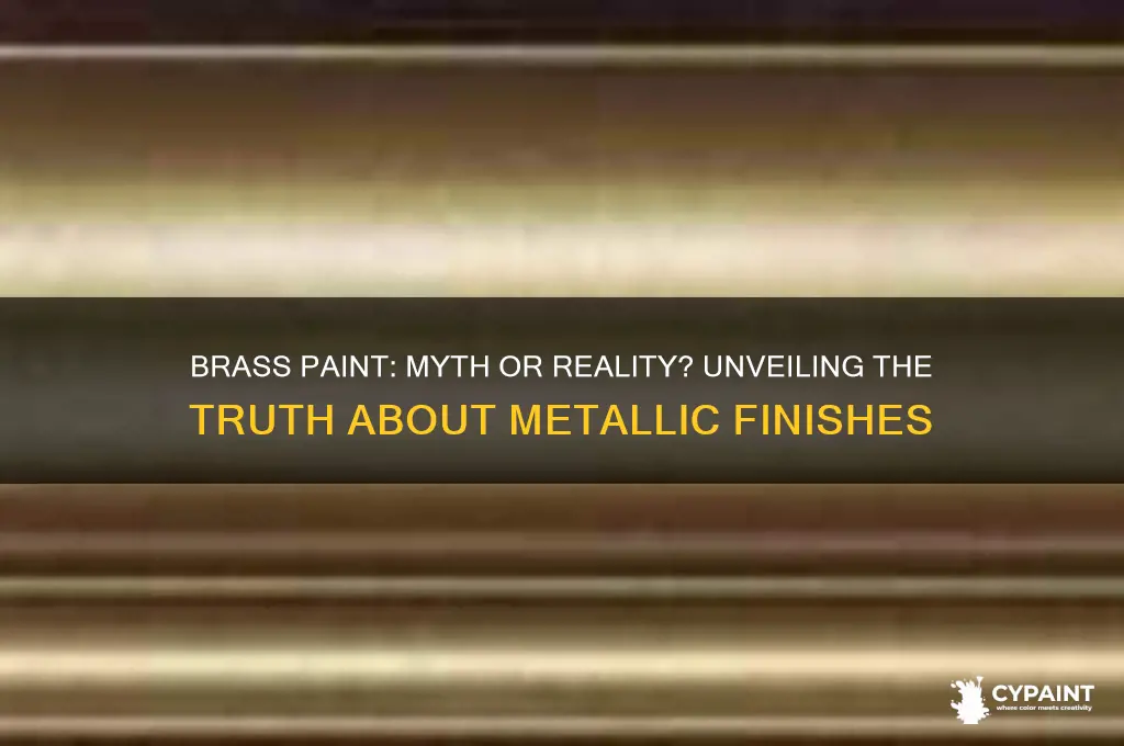 is there such a thing as brass paint