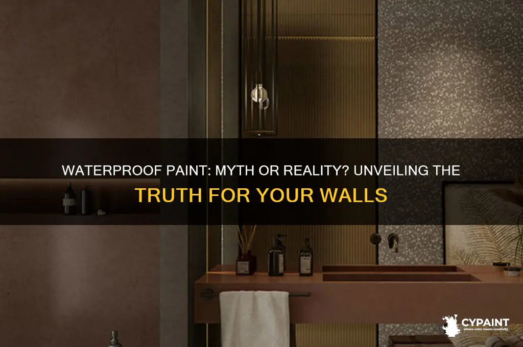 is there such a thing as waterproof paint