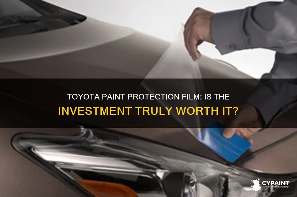 is toyota paint protection film worth the cost