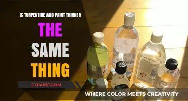 Turpentine vs. Paint Thinner: Understanding the Key Differences