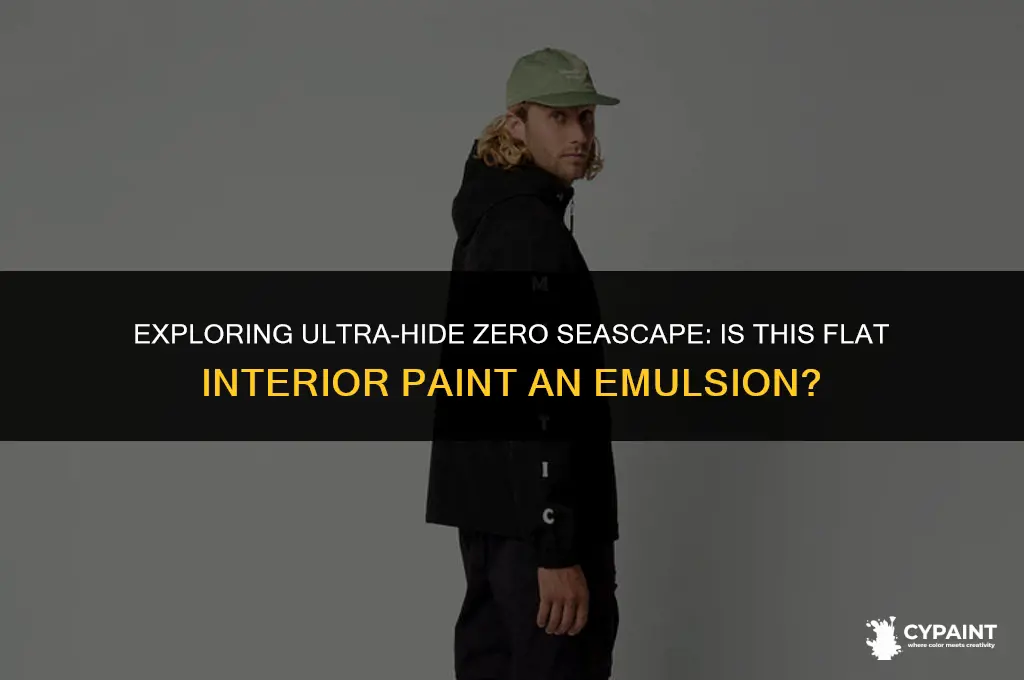 is ultra-hide zero seascape flat interior paint an emulsion paint
