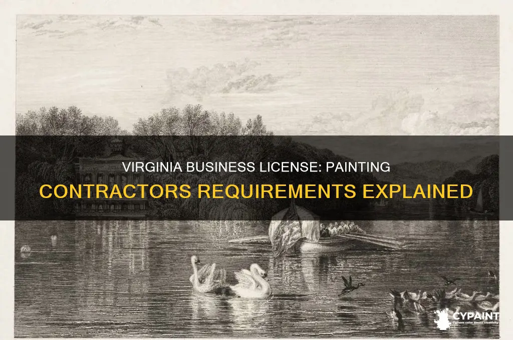 is virginia business license rrequired for painting contractors