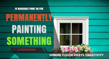 Is Washable Paint Suitable for Permanent Projects? Pros and Cons