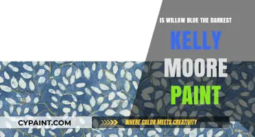 Is Willow Blue the Darkest Kelly Moore Paint?