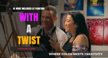 Does Painting with a Twist Include Wine in Their Events?