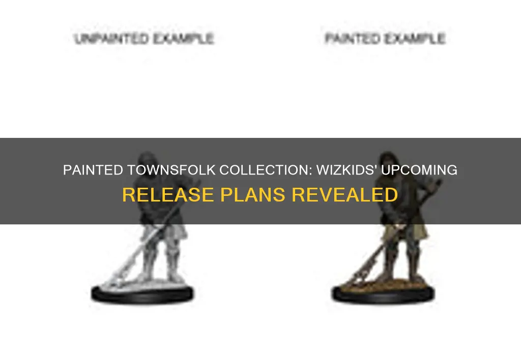 is wizkids going to release painted townsfolk collection