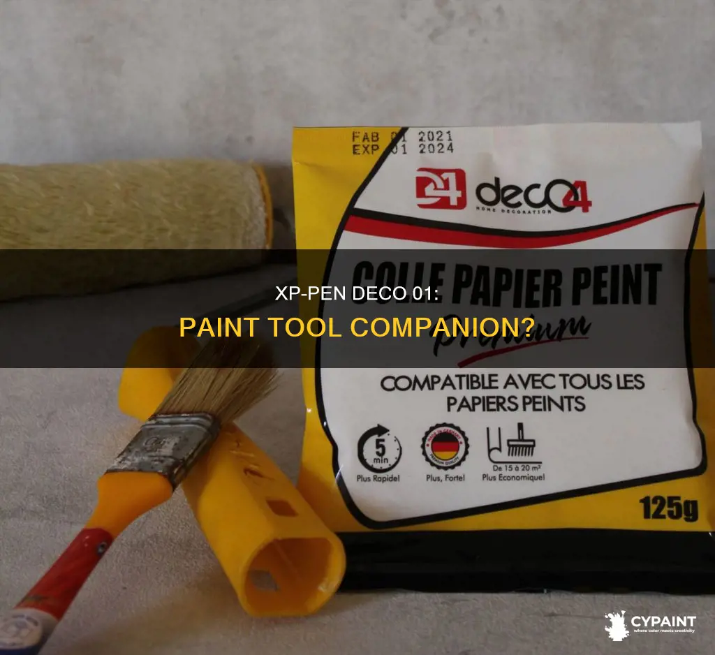 is xp-pen deco 01 compatible with paint tool