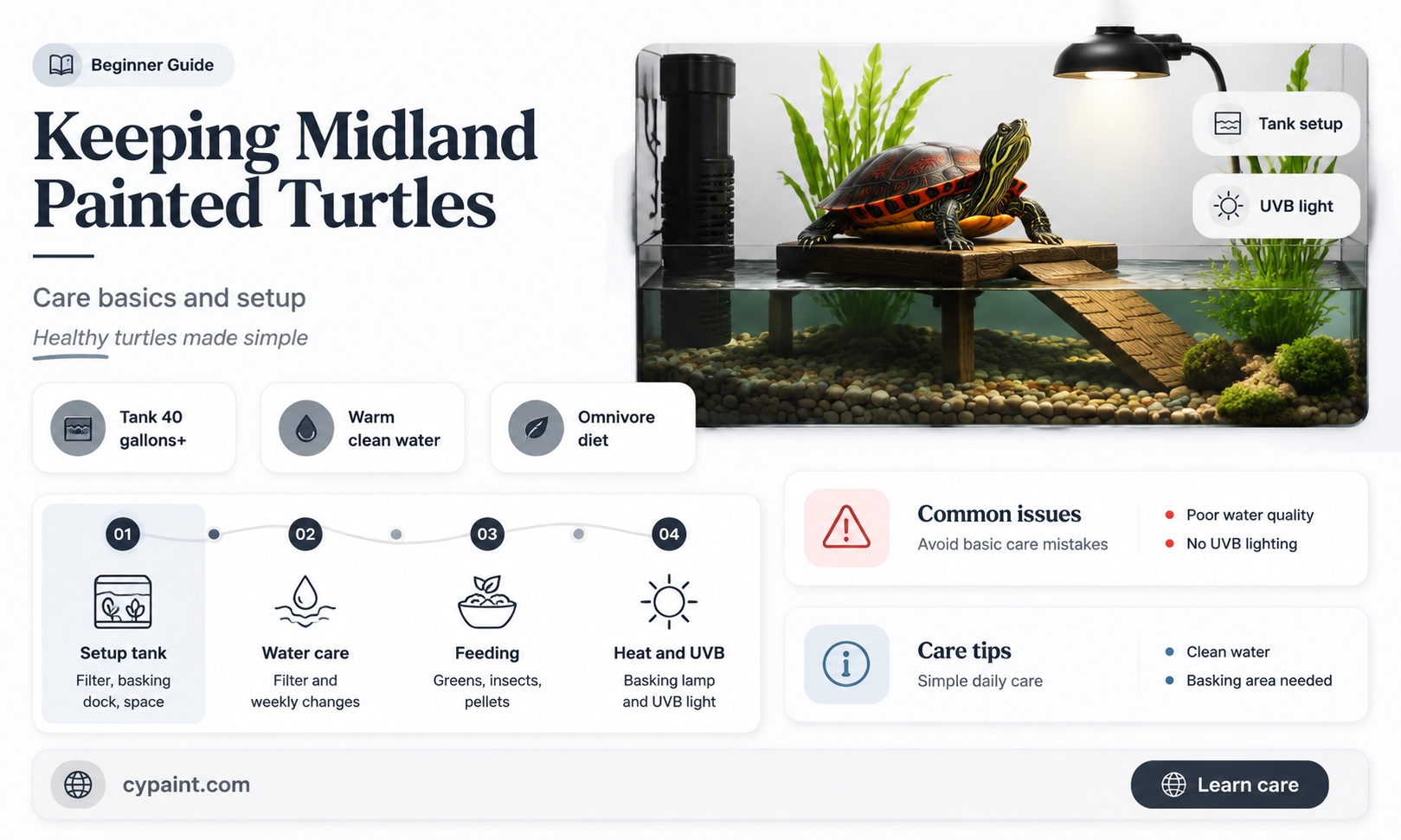 can you keep a midland painted turtle as a pet