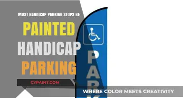 Are Handicap Parking Spaces Required to Be Painted Blue?