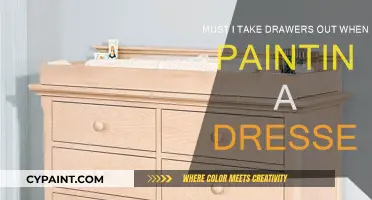 How to Paint a Dresser: Leave Drawers In or Out?