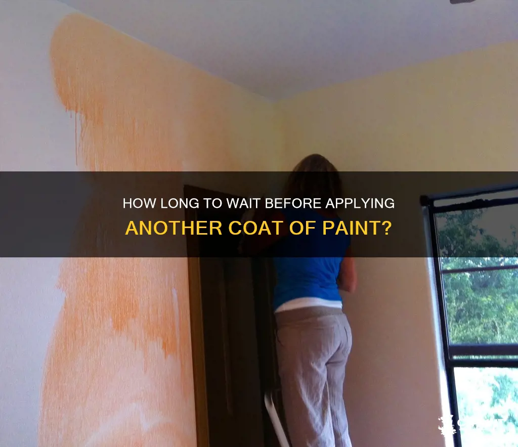 must you wait until paint cures for another coat