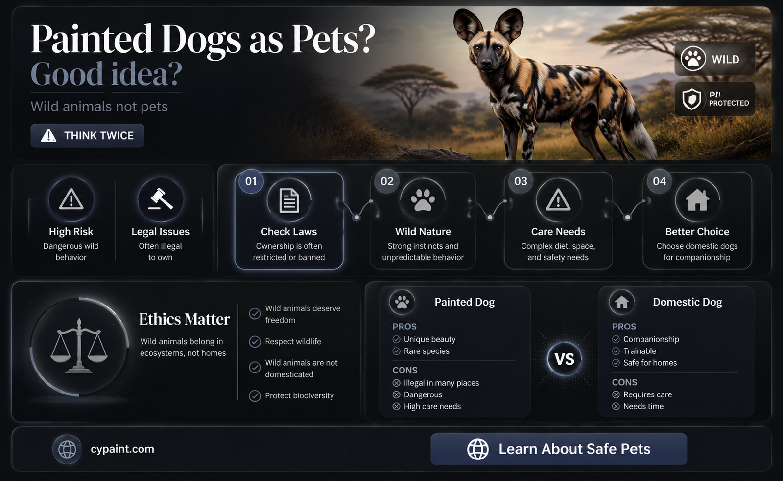 can you have a painted dog as a pet