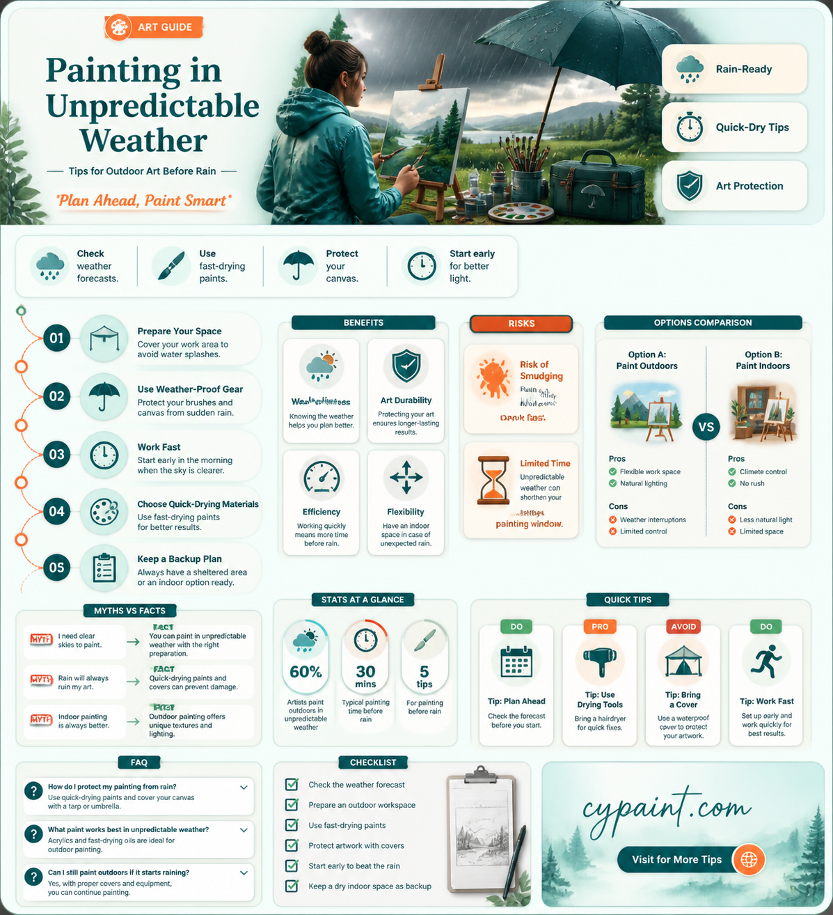 can i paint outside if it