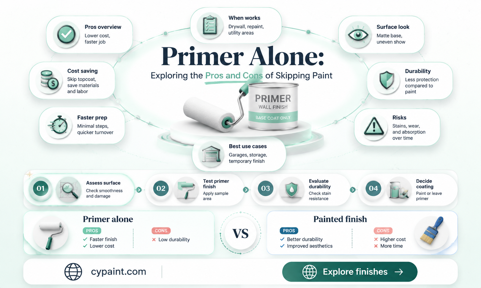 can you just leave primer and not paint