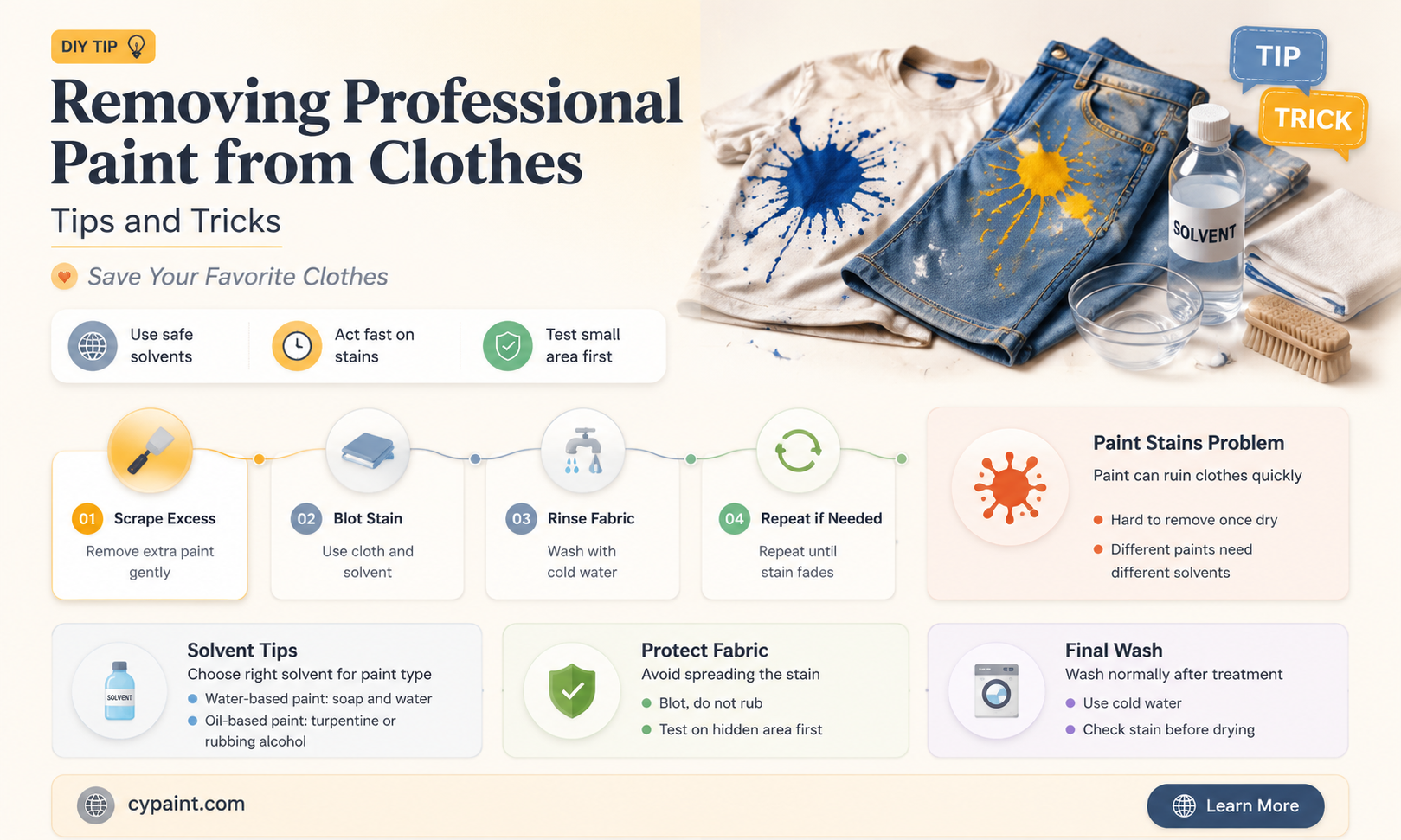 can you grt proffesional paint out of clothes