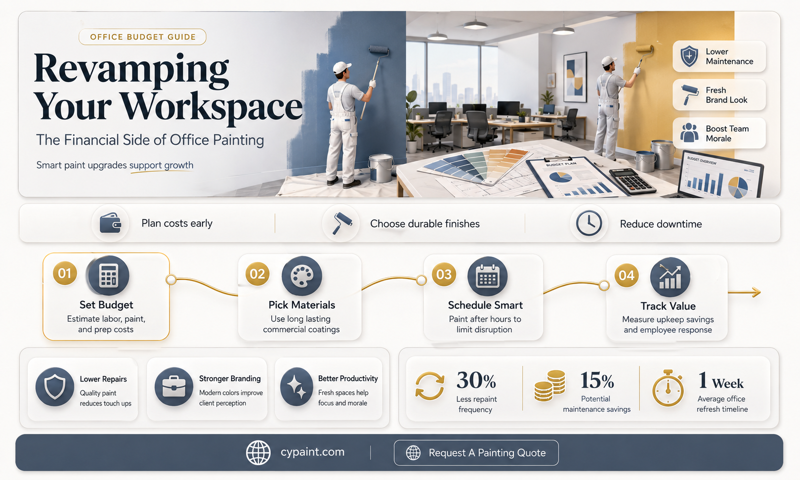 can you expense painting an office or capitalize