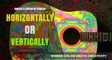 Horizontal vs. Vertical: Best Painting Orientation for Your Guitar