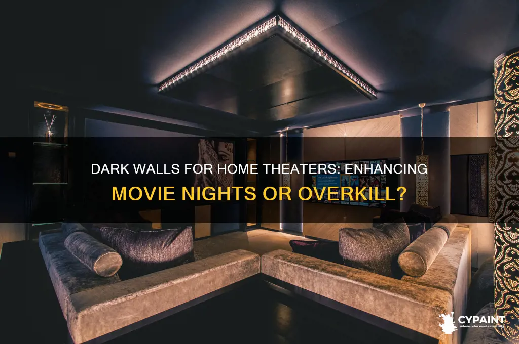 should a home theater room be painted dark