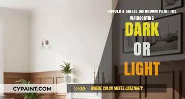 Dark or Light Wainscoting: Transforming Small Bathrooms with Color