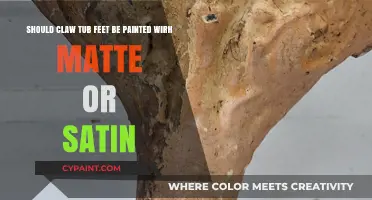 Choosing the Perfect Finish: Matte or Satin for Claw Tub Feet?