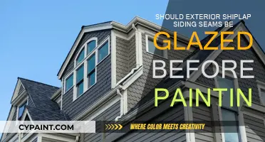 Exterior Shiplap Siding: Glaze Seams Before Painting?