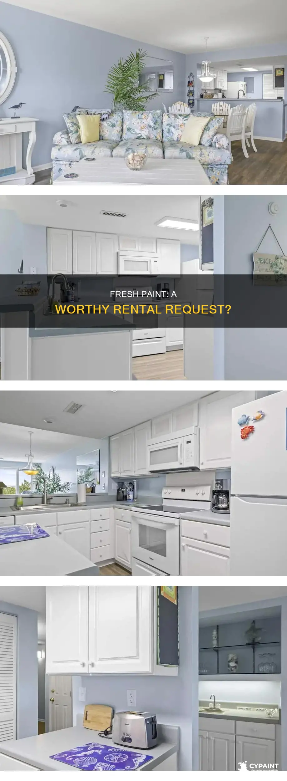 should i ask for fresh paint in condo rental