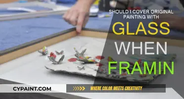 Glass Framed Originals: To Cover or Not to Cover?