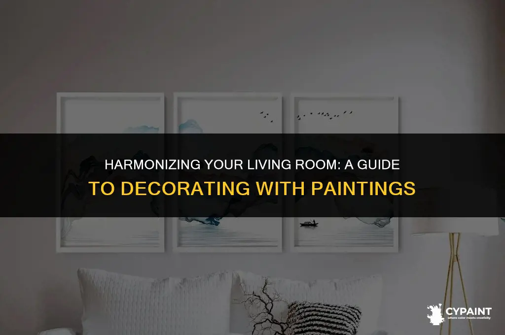 should i decorate my living room according to my paintings