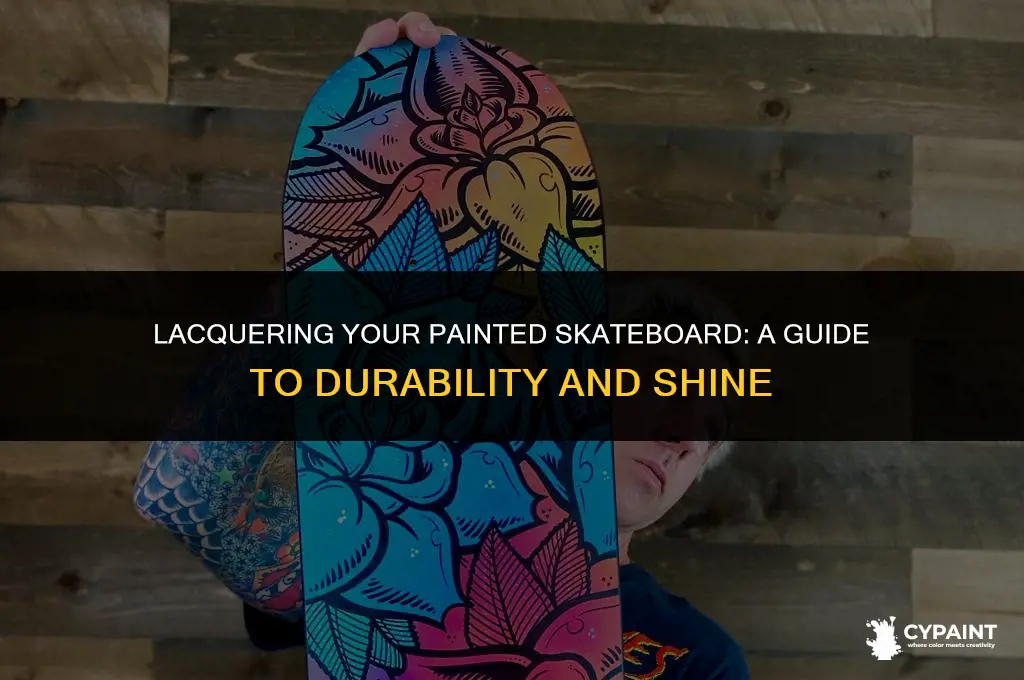 should i lacquer my skateboard if it is already painted