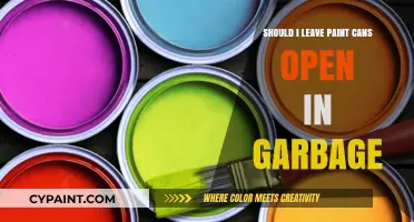 Why Leaving Paint Cans Open in Garbage is a Hazardous Mistake