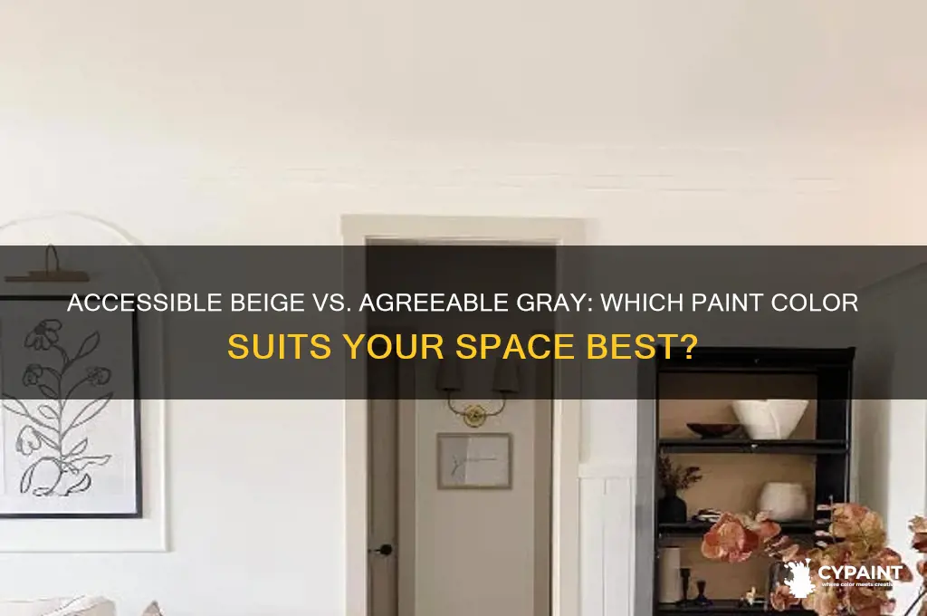 should i paint accessible beige or agreeable gray