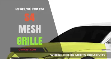 Painting Foam Audi S4 Mesh Grille: Pros, Cons, and Tips