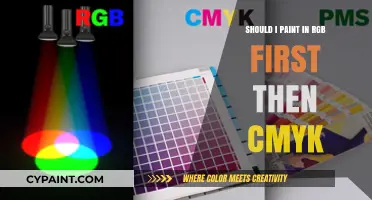 RGB vs CMYK: Which Color Mode to Paint First for Best Results?