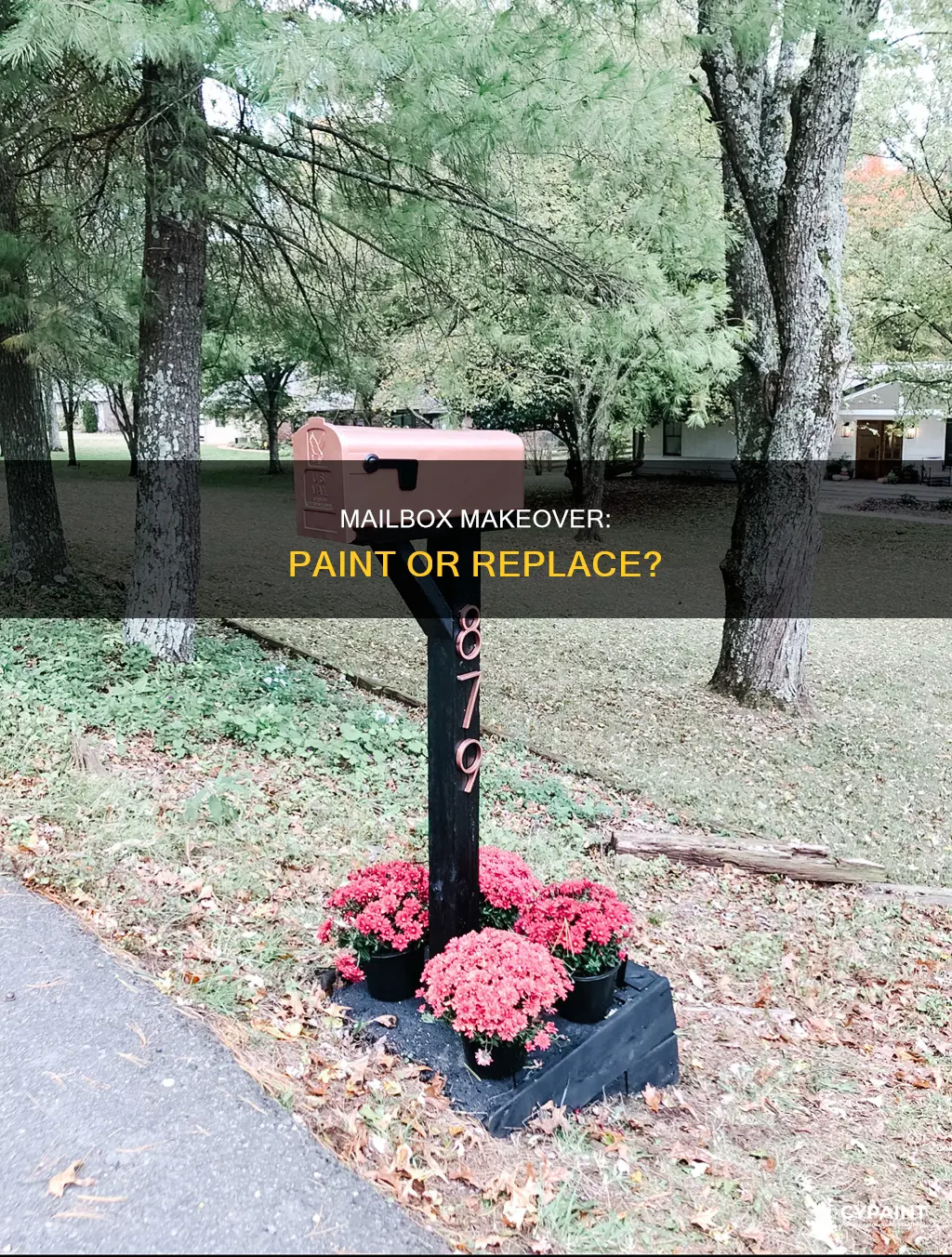 should i paint mailbox post or swap it out