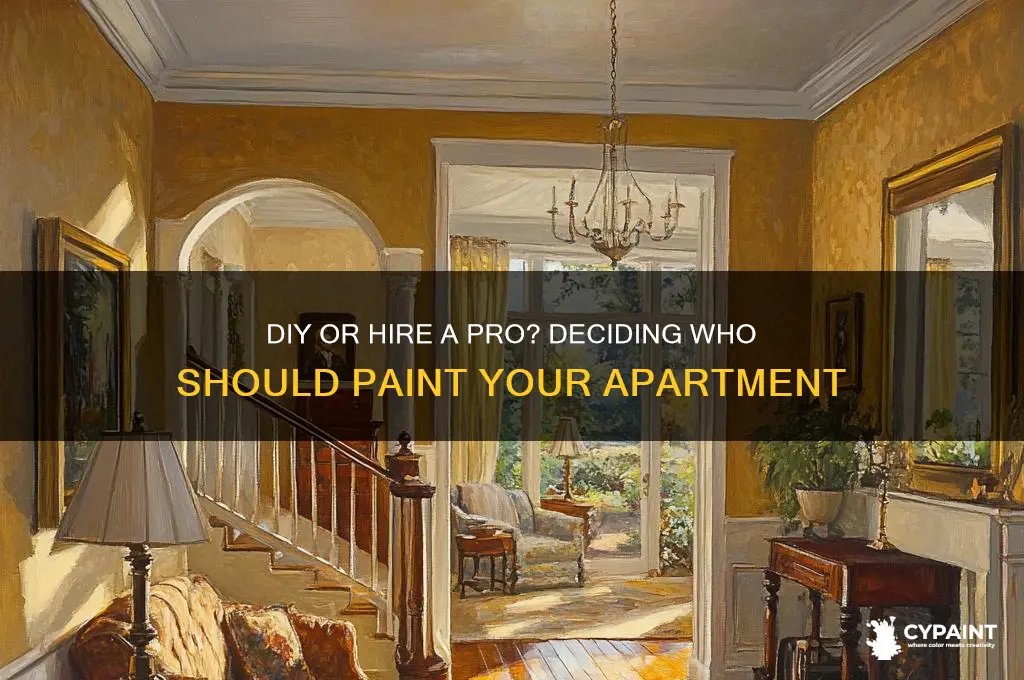 should i paint my apartment or hire someone