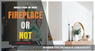To Paint or Not: Brick Fireplace Makeover Dilemma Explored