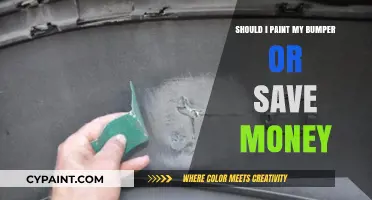 To Paint or Not: Bumper Repair Cost-Saving Tips Revealed