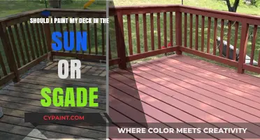 Sun or Shade: The Ultimate Guide to Painting Your Deck