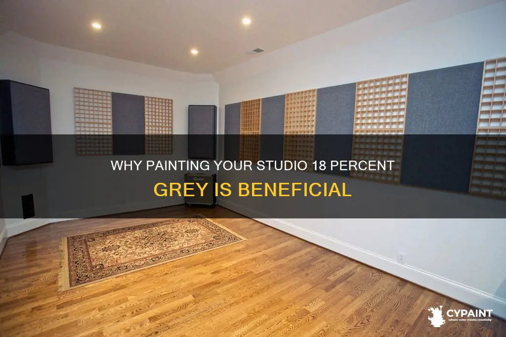 should i paint my digital sutdio 18 percent grey
