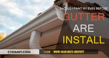 Paint Eaves Before Gutters: A Smart Move?