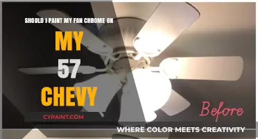 Revamping Classics: Chrome Fan Makeover for Your '57 Chevy