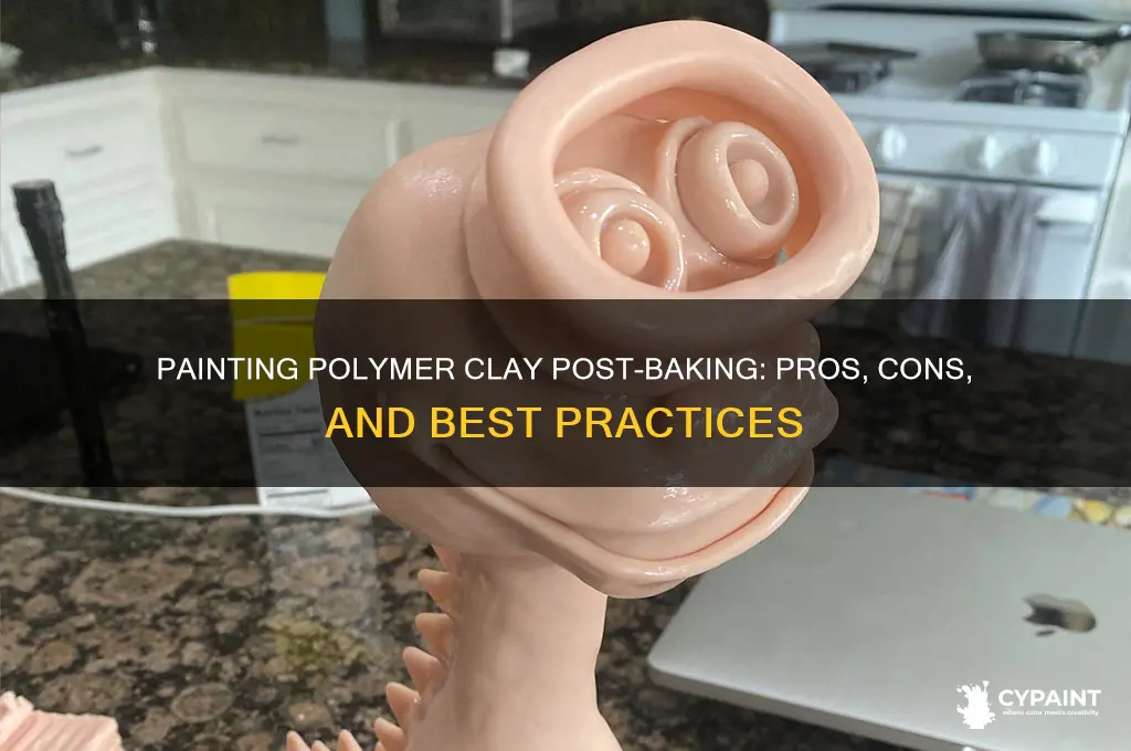 should i paint my polymer clay after baking