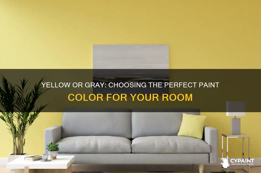 should i paint my room yellow or gray