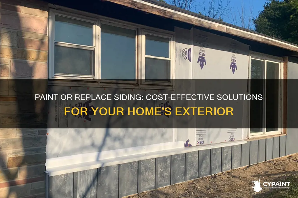 should i paint my siding or replace it
