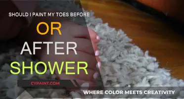 Toe Painting: Before or After Shower?