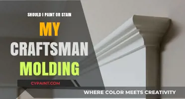 Craftsman Molding: Paint or Stain? Choosing the Best Finish