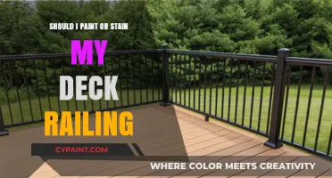 Paint vs. Stain: Choosing the Best Finish for Your Deck Railing